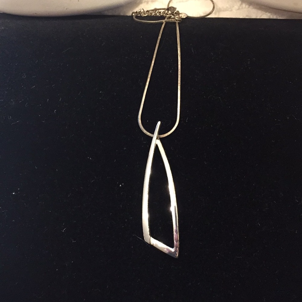 Premier Designs Necklace w/ Abstract Mod Pendant